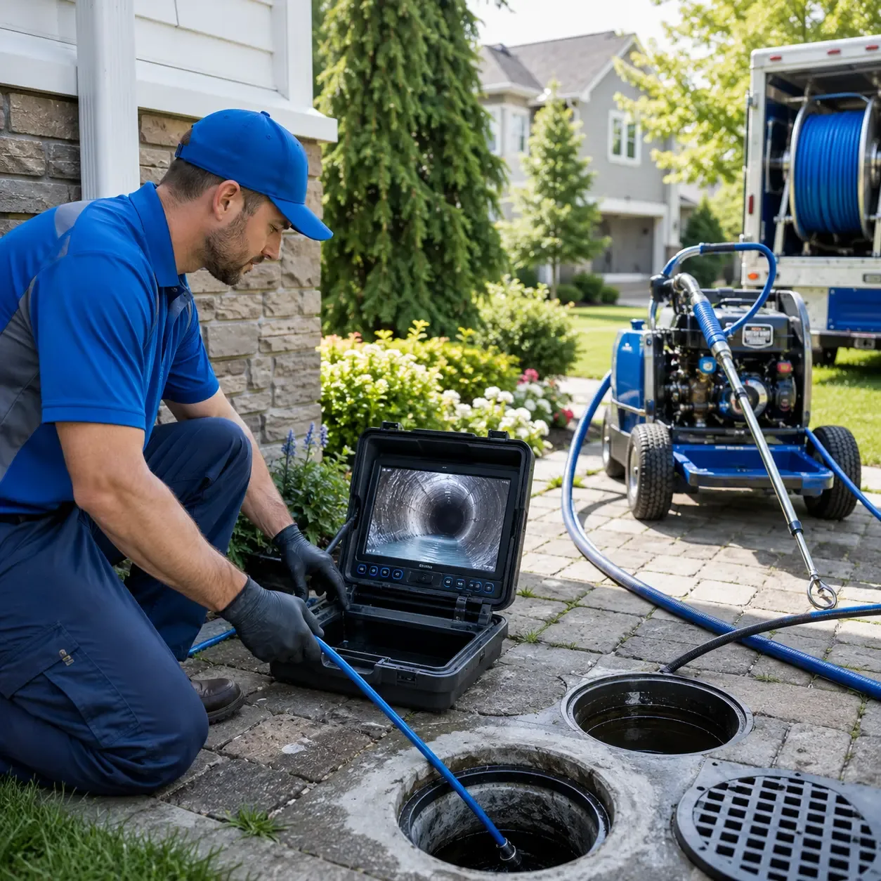 Outdoor drain cleaning professionals serving Saint Marys, IA